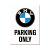 Magnet - BMW - Parking Only, Nostalgic Art Merchandising