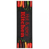 vidaXL Covoraș de bucătărie lavabil, model Hot &amp; Spicy, 60 x 180 cm
