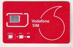 bnk card Cartela telefonica de colectie - SIM Vodafone - RO-VOD-GSM-0038D