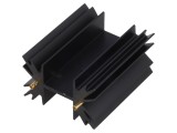 Radiator TO220 Negru 50,8mm 5,3K/W Anodizat