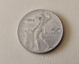Italia - 50 lire (1974) monedă s107