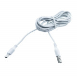 Cumpara ieftin Cablu de date si alimentare, XO-NB103 86948, 2.1A, conector USB Tip A tata la USB Tip C tata, lungime 200 cm, alb