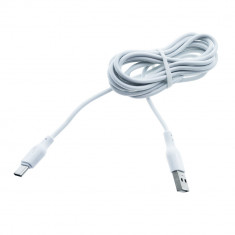 Cablu de date si alimentare, XO-NB103 86948, 2.1A, conector USB Tip A tata la USB Tip C tata, lungime 200 cm, alb