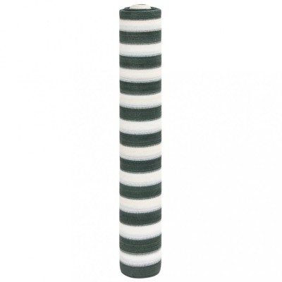 Plasă protecție intimitate, verde/alb, 1,2x10 m, HDPE, 75 g/m&amp;sup2; foto