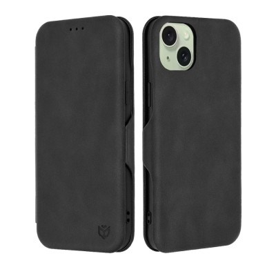 Husa 360&amp;Atilde;&amp;sbquo;&amp;Acirc;&amp;deg; iPhone 15 Plus Techsuit Safe Wallet Plus, negru foto