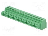 Conector regletă de conexiuni deconectabilă mufă mamă 8A PHOENIX CONTACT verde