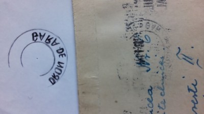 1949-P.circ.Lp 257 dant. stamp.IN OGLINDA Gara de Nord F F RAR foto