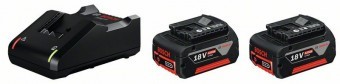 Set acumulatori si incarcator 2xGBA 18V 4.0Ah + GAL 18V-40 - 3165140967969 foto