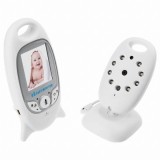 Camera Audio-Video si monitor, pentru supraveghere bebelusi, night vision, Monitorizare Temperatura, Alarma, Cantece de leagan, ecran HD XL 2 Inch, LC