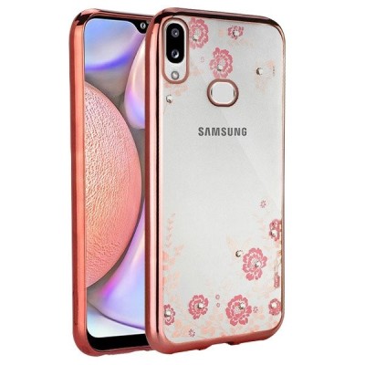 Husa SAMSUNG Galaxy A10s - Diamond (Roz-Auriu) FORCELL foto