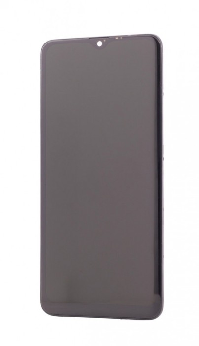 LCD Samsung Galaxy A20s, A207, Negru + Rama, AM+