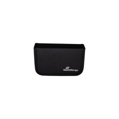 MediaRange Media storage wallet for 6 USB and 3 SD nylon, black foto