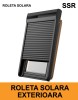 Roleta exterioara solara din aluminiu SSR, VELUX