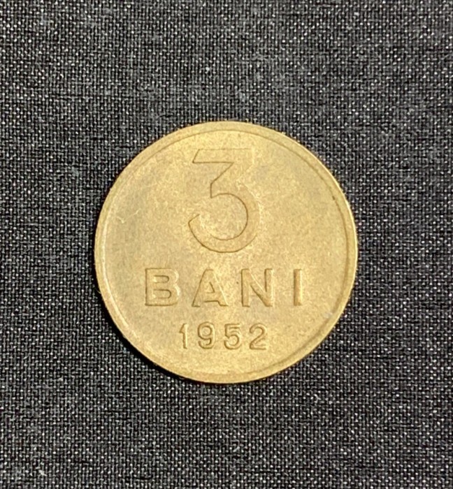 Moneda 3 bani 1952 RPR