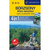 B&ouml;rzs&ouml;ny, Ipoly, Nasz&aacute;ly 4in1 outdoor kalauz + turista- &eacute;s ker&eacute;kp&aacute;ros t&eacute;rk&eacute;p