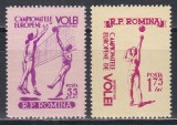 Romania 1955, LP 387 - Campionatele Europene de Volei, MNH