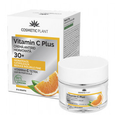 Crema antirid hidratanta 30+ Vitamin C Plus, 50ml, Cosmetic Plant