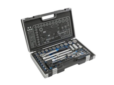 Set chei tubulară 12-puncte H&amp;Ouml;GERT TECHNIK, 60 buc, 1/2, 1/4 foto