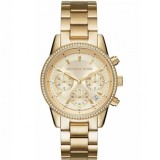 Michael Kors MK6356, Ritz Ceas de Damă cu Auriu Brățară Metalică