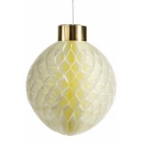 Glob Craciun hartie alba &Oslash; 30 cm x 34 H
