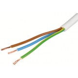 Cablu electric MYYM H05VV-F 3x2.5 mm alb
