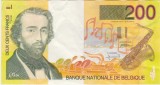 BELGIA 200 FRANCI Francs 1995 XF