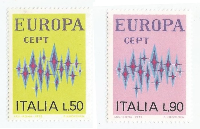 |Italia, Europa CEPT, 1972, MNH