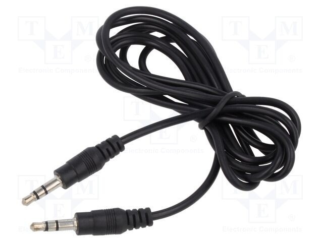 Cablu audio Jack 3,5mm stereo 3m negru VCOM