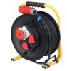 Tambur de cablu 20m 5x2.5 trifazic CEE cu siguranta, profesional IP44, As Schwabe