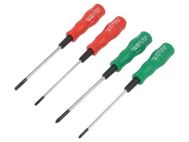 Kit Șurubelnițe Phillips și Plate 4 Bucăți