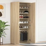 vidaXL Cabinet pentru Pantofi Sonoma Oak 80x39x180 cm Lemn prelucrat