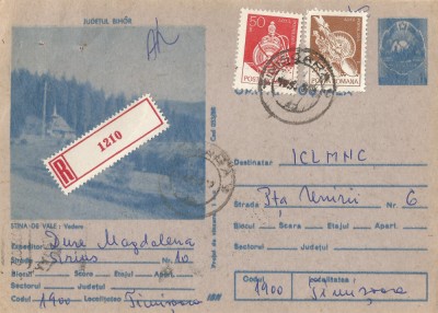 Romania, Stana de Vale, Vedere, c.p.s., circulata intern, 1988 foto