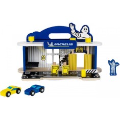 Set de Joaca Klein Statie Reparatii Masini cu Spalatorie din Lemn Michelin foto
