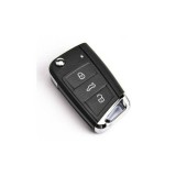 Carcasa cheie telecomanda 3 butoane compatibila Vw / Skoda / Seat