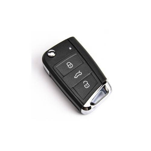 Carcasa cheie telecomanda 3 butoane compatibila Vw / Skoda / Seat