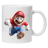 Cana alba personalizata &quot;Super Mario 1 &quot;, INOVATIX&reg;️. 330ml, Oem