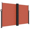 Copertina laterala retractabila, caramiziu, 160x1000 cm