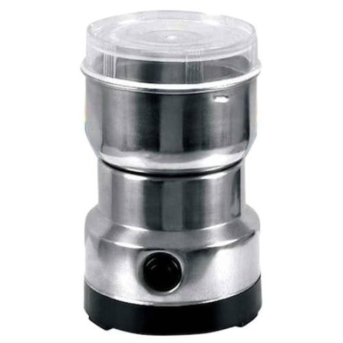 Rasnita cafea si condimente, putere 150W, capacitate 100g, carcasa din inox, argintiu