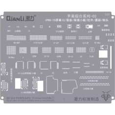 Sita BGA QIANLI QS533 pentru Apple (Circuit Integrat Display / Fce ID / Tail Plug / Infrared Camera / True tone / Camera) foto