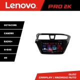Navigatie Hyundai i20 2015-2018 Lenovo Pro 2K QLED 4GB+64GB 360