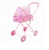 Carucior papusi cu landou Strawberry roz