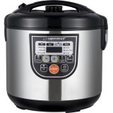 Multicooker EKG011, Plastic/Otel inoxidabil, 5 L, 860 W, Negru/Argintiu, ESPERANZA