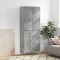 vidaXL Dulap &icirc;nalt, gri beton, 69,5x34x180, lemn compozit 3196007