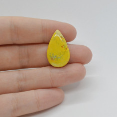 Cabochon jasp bumble bee 24x15x4mm c67