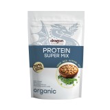 Shake proteic Dragon Superfoods Super Mix Bio 500g, 70% Proteine, Vegan