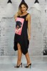 B692-1 Rochie oversize, asimetrica, M