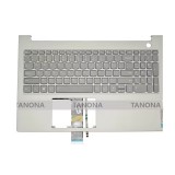 Carcasa superioara cu tastatura palmrest Laptop, Lenovo, ThinkBook 15 G2 ARE Type 20VD, 5CB1B34951, AP2XE000H00, AM2XE000300, ilumianta, mineral grey,