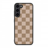 Husa Samsung Galaxy S23+ Plus - Skino Chess, maro - bej