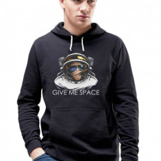 Hanorac Barbati Negru - Give me space - 2XL