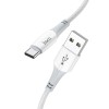 Cablu USB A la Tip C Hoco X70, 3A, 1m, Alb, Incarcare Rapida, Universal